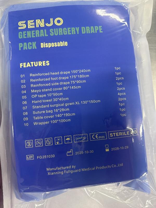 SENJO GENERAL SURGERY DRAPE PACK