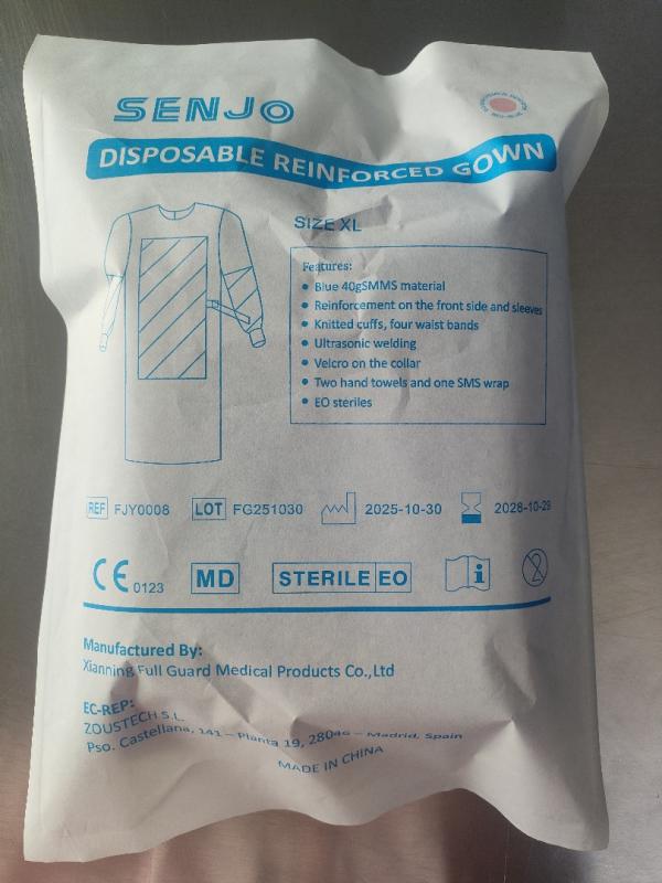 SENJO STERILE REINFORCED SURGICAL GOWNS